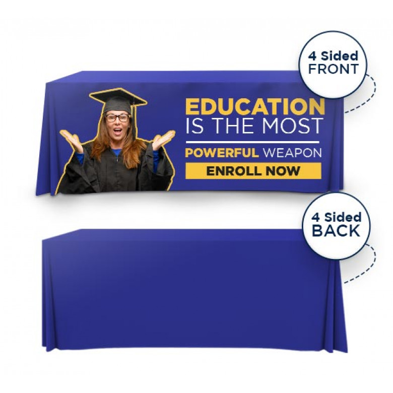 Premium Full Color Table Covers & Throws