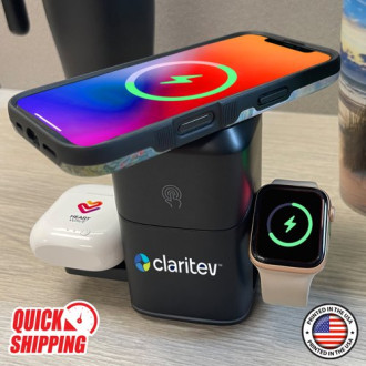 Nest 15W 3 in 1 Auto Rotating Wireless Charger