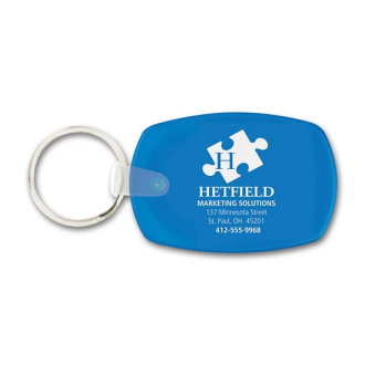 Custom Printed Oblong Key Tag