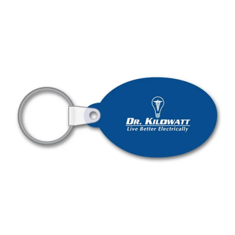 Branded Oval Key Tag
