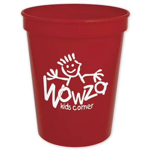 Branded 16 Oz. Plastic Stadium Cup, Promotional Cups 