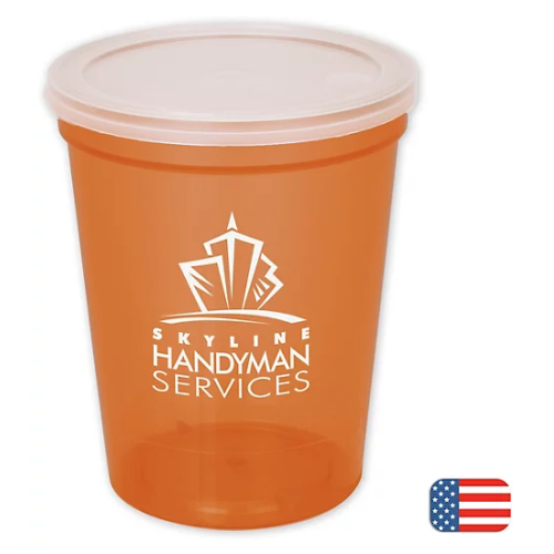 Personalized 16-oz. Stadium Cup w/lid 