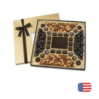 Promotional Premium Confection Assortment with Truffles 36 oz Dark Choc