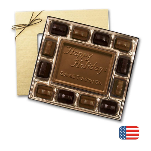 Branded 8 oz. Automotive Themed Milk Chocolate Truffles 