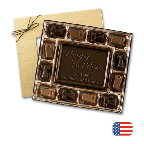 Corporate 8 oz. Contractor Themed Dark Chocolate Truffles 