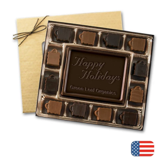 Premium 8 oz. Retail Themed Dark Chocolate Truffles