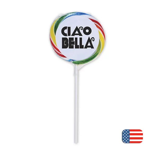 Promotional Rainbow Whirly Pops 