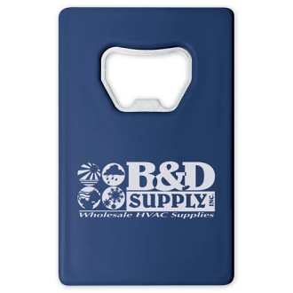 Promotional Credit Card Bottle Opener