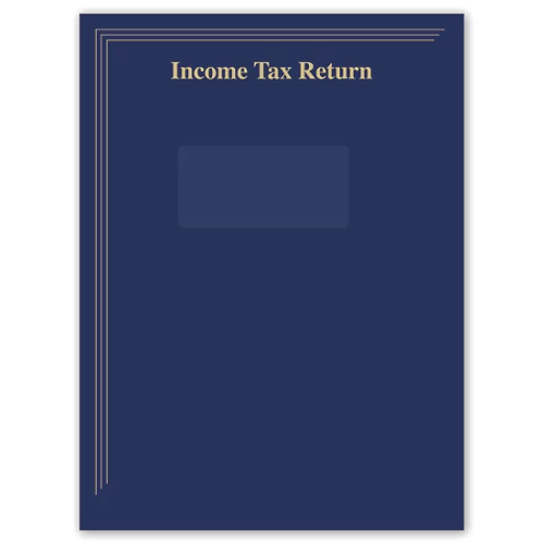Custom Tax Folder with Window 