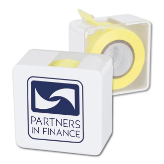 Branded Sticky Memo Tape Dispenser