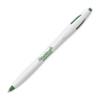 Imprinted Spa Classic White Click Pen