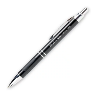 Imprinted Vienna Pen with Black Ink