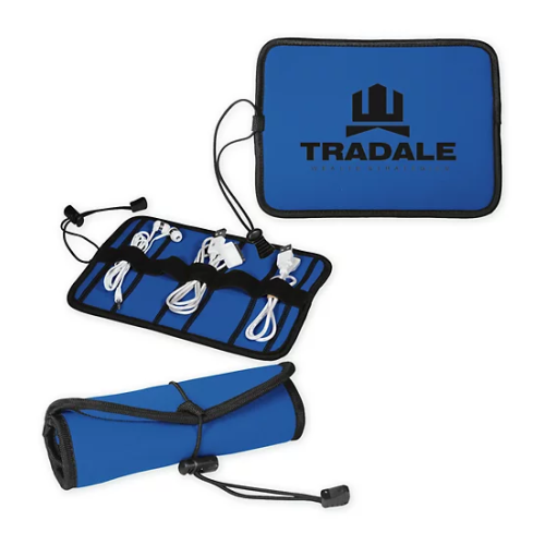 Custom Neoprene Roll-Up Tech Case 