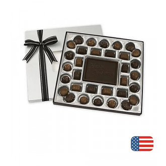 Solid Dark Chocolate Gift Box - 20 oz.