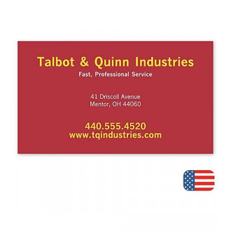 Jumbo Business Card Magnet