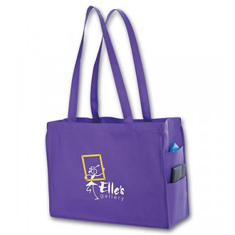 Non-woven side Pocket Tote - Small