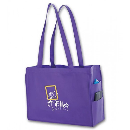 Non-woven side Pocket Tote - Small Non-woven side Pocket Tote - Small