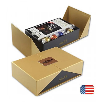 Golden Box of Lindt Sweets