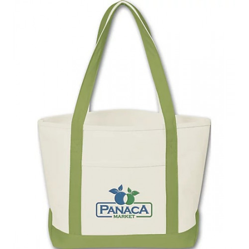 Canvas Tote Boat 
