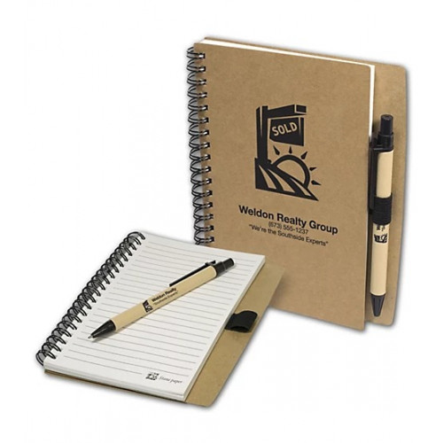 Stone Paper Spiral Notebook with Pen Combo Stone Paper Spiral Notebook with Pen Combo