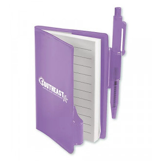 Clear-View Mini Notebook With Pen