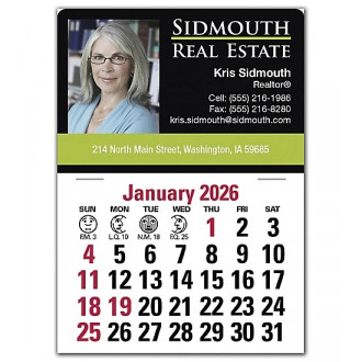 2026 Full Color Stick Up Calendar - Rectangle