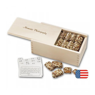 Toffee Filled Wooden Collector's Box