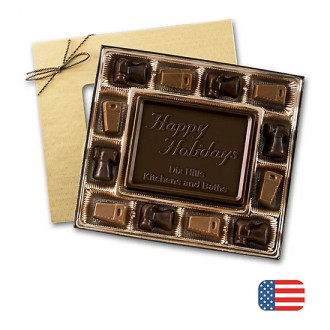 8 oz. Contractor Themed Dark Chocolate Truffles