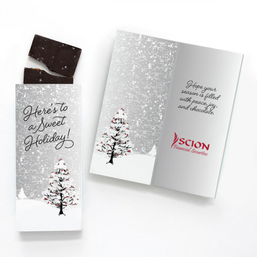 Chocolate Sea Salt Caramel Bar Sweeter Cards with Cardinals Design 