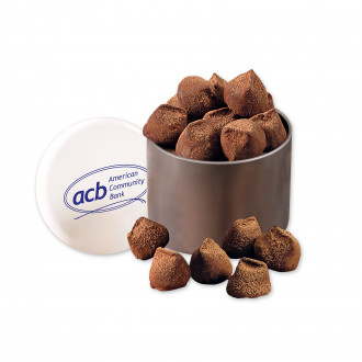 SALE - Cocoa Dusted Truffles in Designer Tin