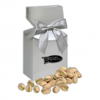 SALE - California Pistachios in Silver Premium Delights Gift Box