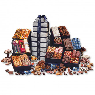 Silver & Navy Ultimate Office Party Tower