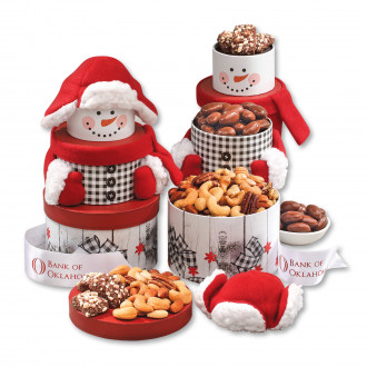 Joyous Snowman Tower