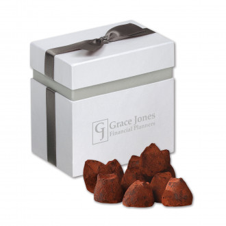 Cocoa Dusted Truffles in Elegant Treats Gift Box