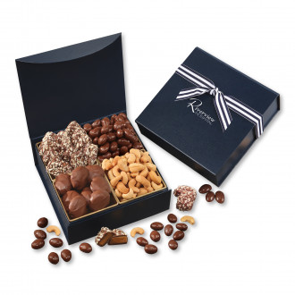 Navy Magnetic Closure Sweet & Salty Treasures