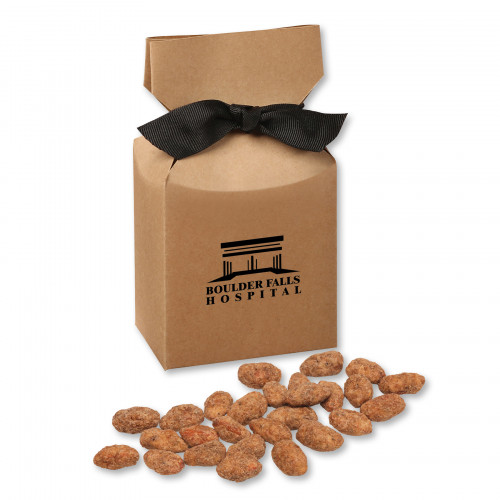 Maple Bourbon Toffee Almonds in Kraft Premium Delights Gift Box 