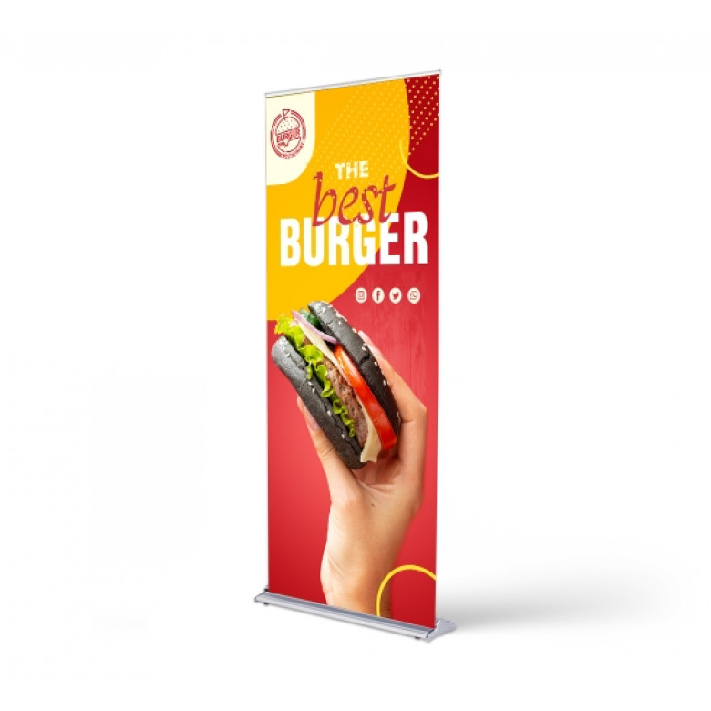 Silverstep 36'' Retractable Banner Stand