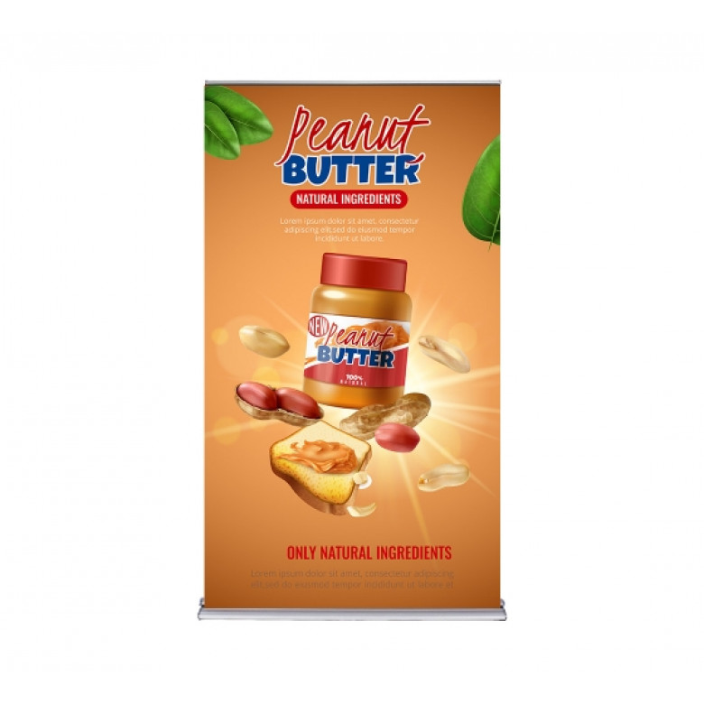 Silverstep 48'' Retractable Banner Stand