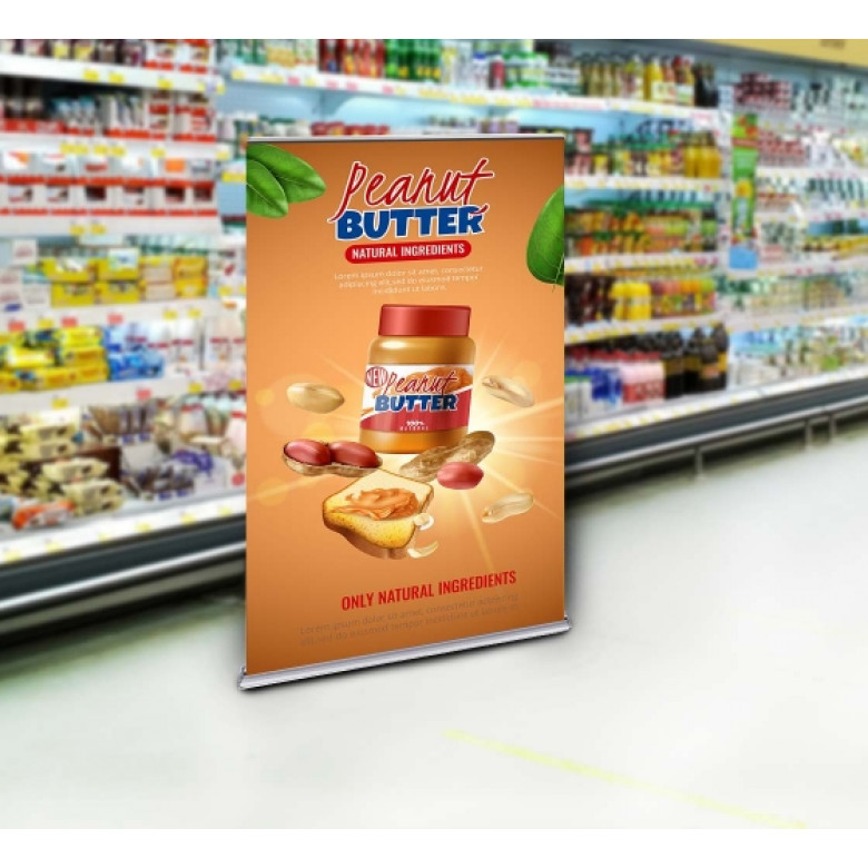 Silverstep 48'' Retractable Banner Stand