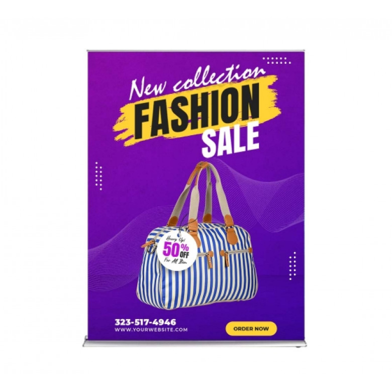 Silverstep 60'' Retractable Banner Stand