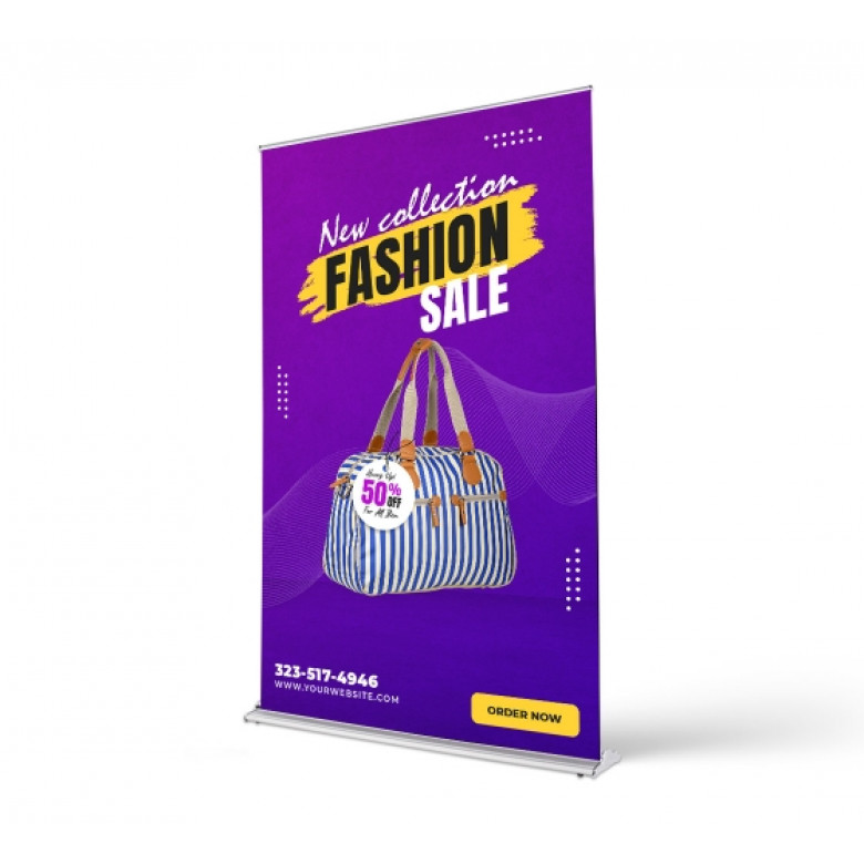 Silverstep 60'' Retractable Banner Stand
