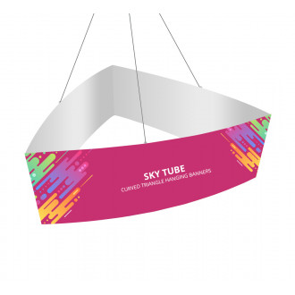 Sky Tube Curved Triangle Hanging Banners