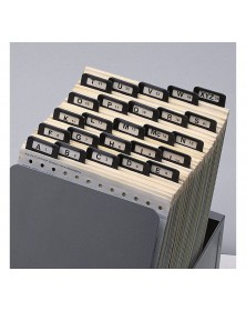 A Z Index Guides Metal Tabs 6.5 X 9 1/4 