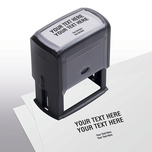 Design Your Own Stock Stamp, Large Design Your Own Stock Stamp, Large