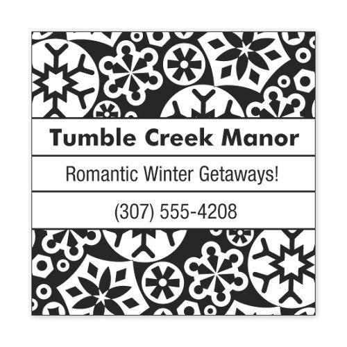 Snowflakes Design Stamp Snowflakes Design Stamp