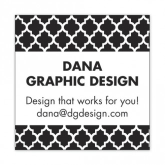 Bold Quatrefoil Design Insrt