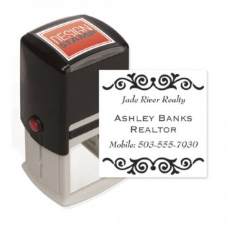 Fancy Flourish SI Stamp
