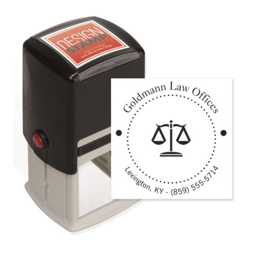 Dotted Circle Design Stamp Dotted Circle Design Stamp