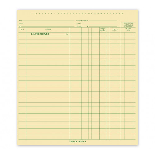 Vendor Ledger 
