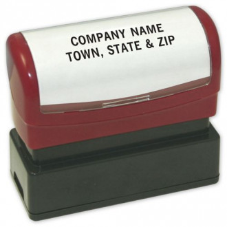 Pre-inked 2 Line Title Stamp